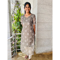 Nisha Kota Kurti Set