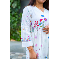 Spring Meadow Cotton Slub Kurti Set