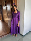 Raw silk Anarkali