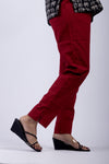 Maroon True Cotton Kurti Pant
