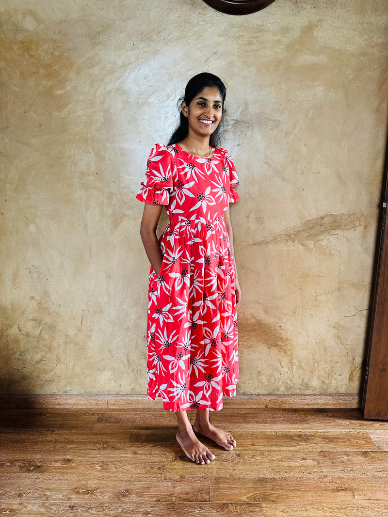 Vibrant Cotton Mul Maxi