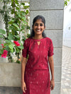 Ruby Red Soft Silk Top