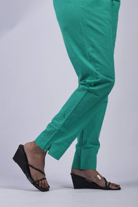 Turquoise Green True Cotton Kurti Pant