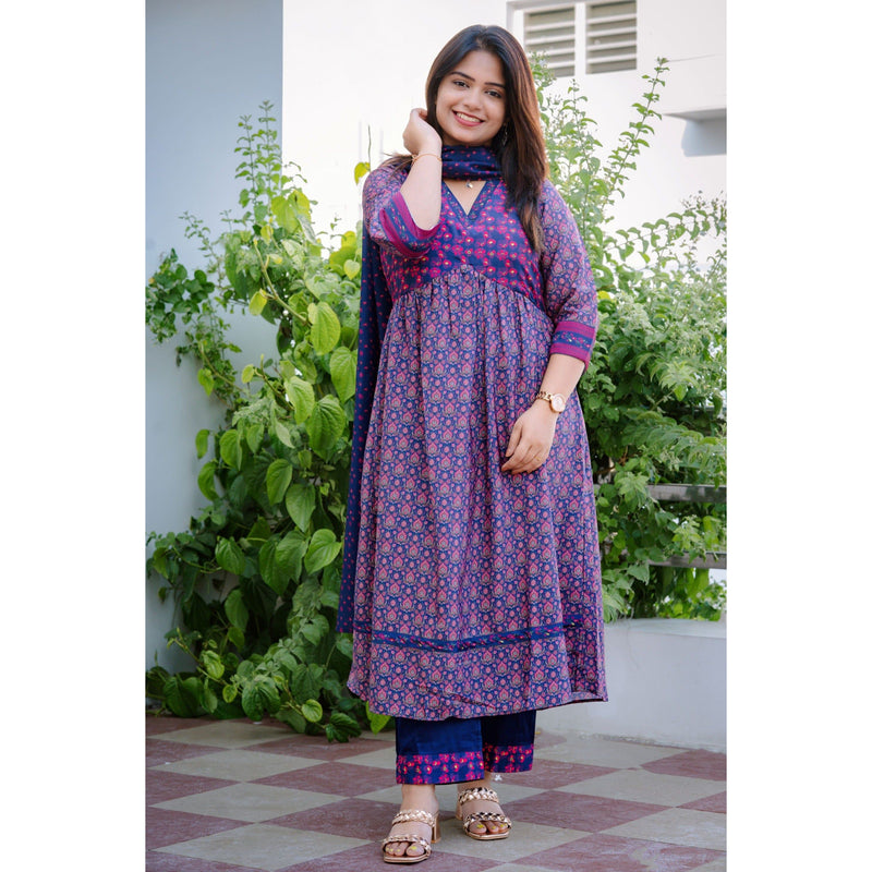 Serena Floral Kurti Set