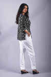 White True Cotton Kurti Pant