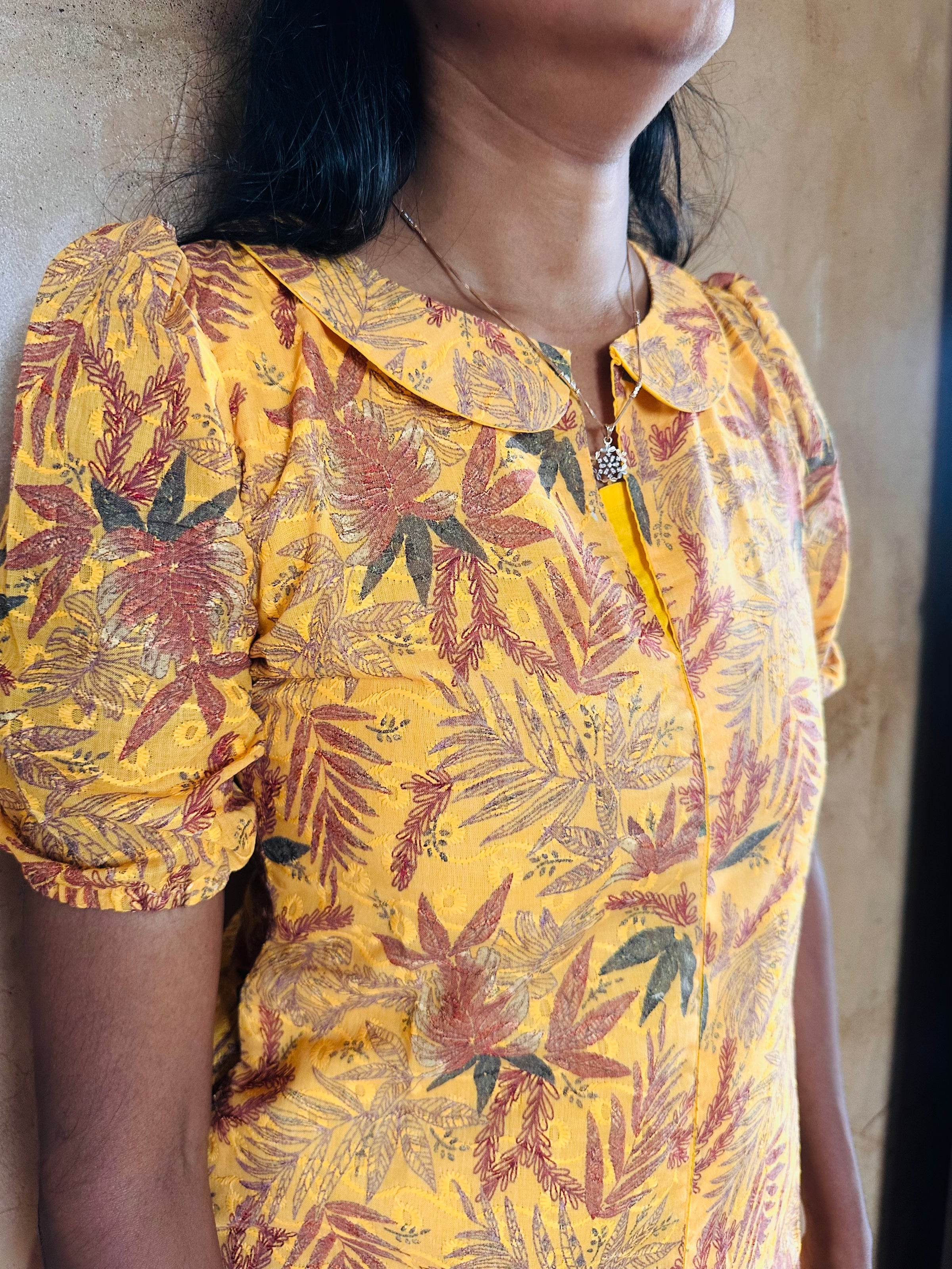 Cotton Hakoba Multi Print Top