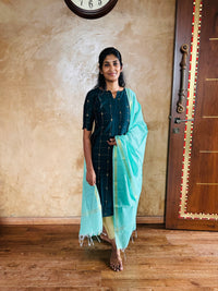 Ramar Green Top and Dupatta