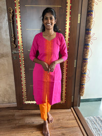 Pink Kurti Set