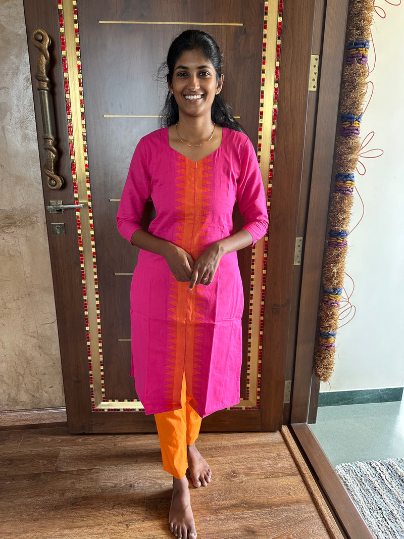 Pink Kurti Set