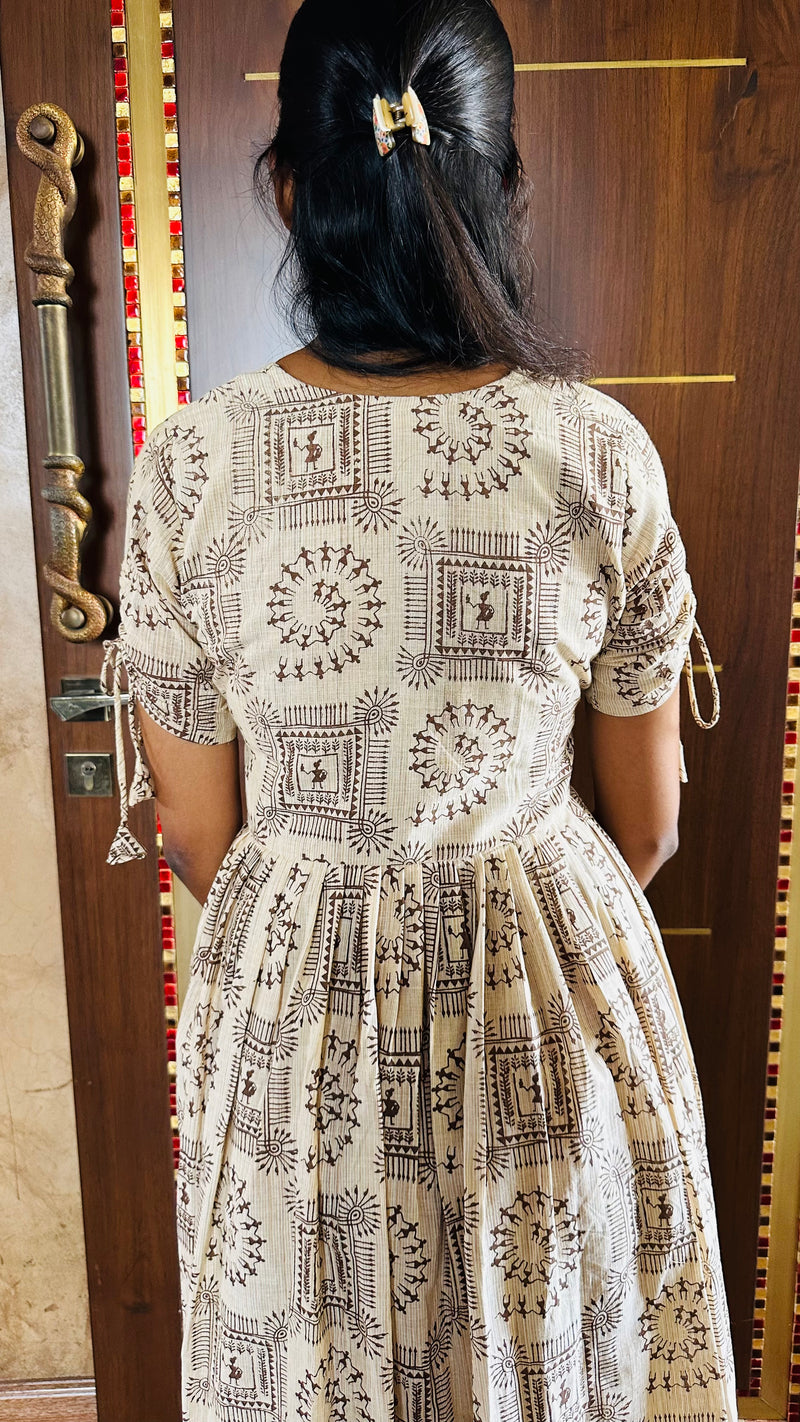 Cotton Handloom Heritage Maxi Dress