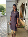 Ash Grey Soft Silk Top