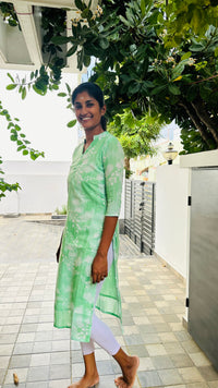 Green Floral Mul Mul