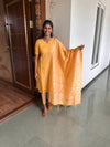 Chanderi silk Top and Dupatta
