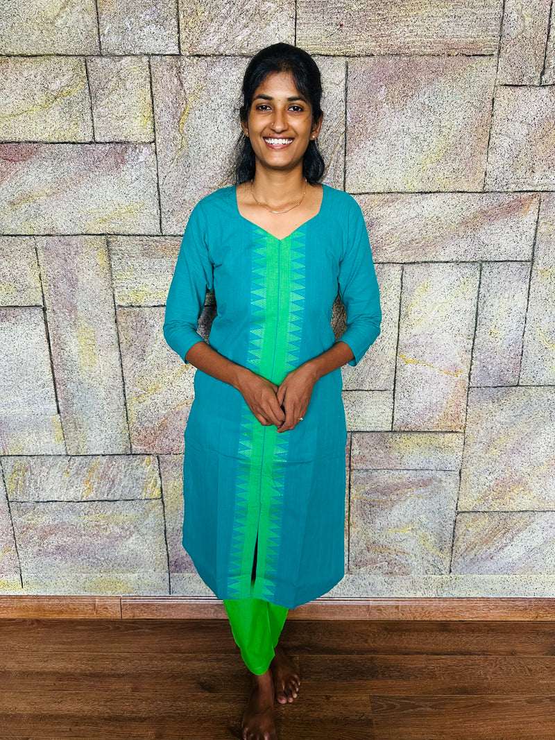 Green Kurti Set