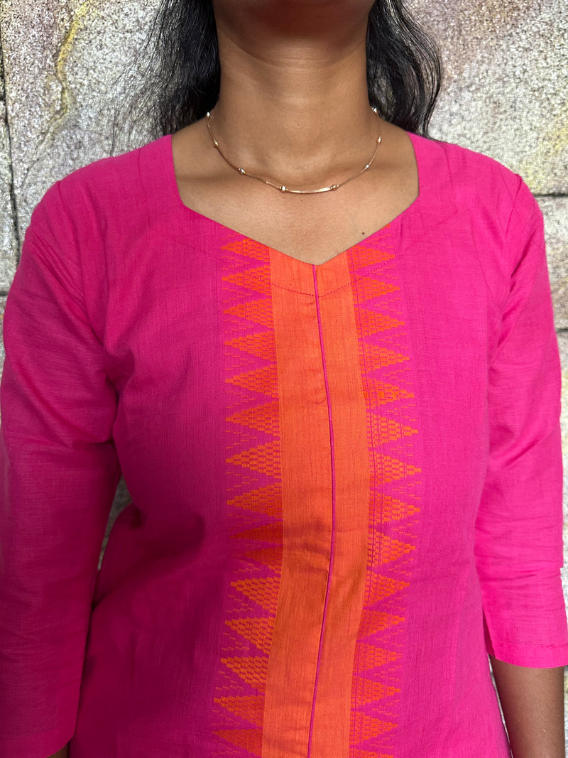 Pink Kurti Set