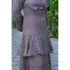 Striped Ruffle Dress