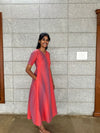 Stripe Red A line Maxi