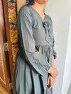 Dark olive green maxi