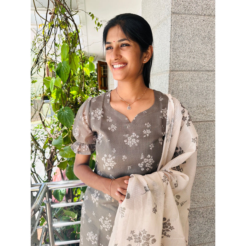 Nisha Kota Kurti Set