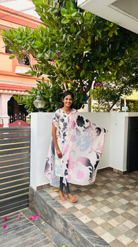 Multi Print Mul Mul Top and Dupatta
