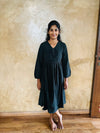 Dark olive green maxi
