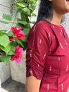 Ruby Red Soft Silk Top
