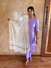 Contrast Tussar Silk Set