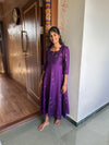 Raw silk Anarkali