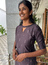 Ash Grey Soft Silk Top