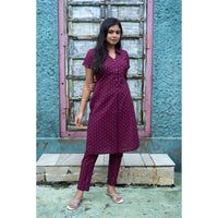 Geometric Grace Kurti Set