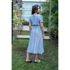 Signature Striped Linen Maxi Dress