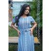 Signature Striped Linen Maxi Dress