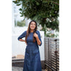 Indigo Charm Maxi Dress