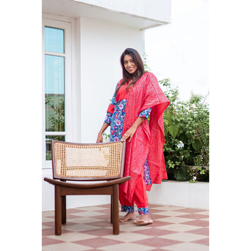 Timeless Elegance Block-Printed Kurti Set