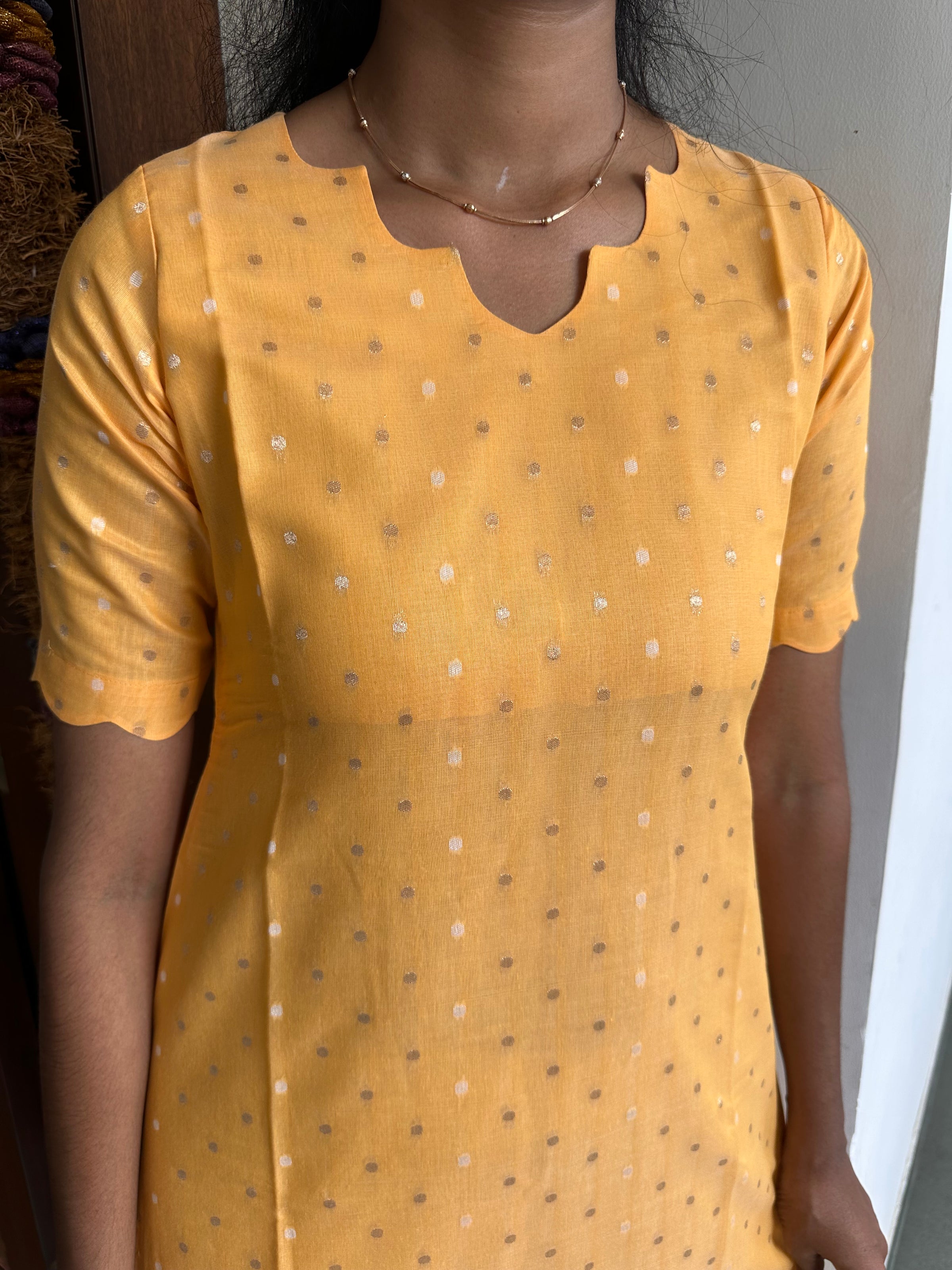 Chanderi silk Top and Dupatta
