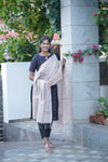Royal Raw Silk Kurti Set