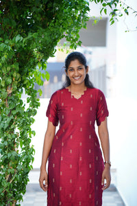 Red Maroon Co ord