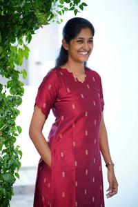 Red Maroon Co ord