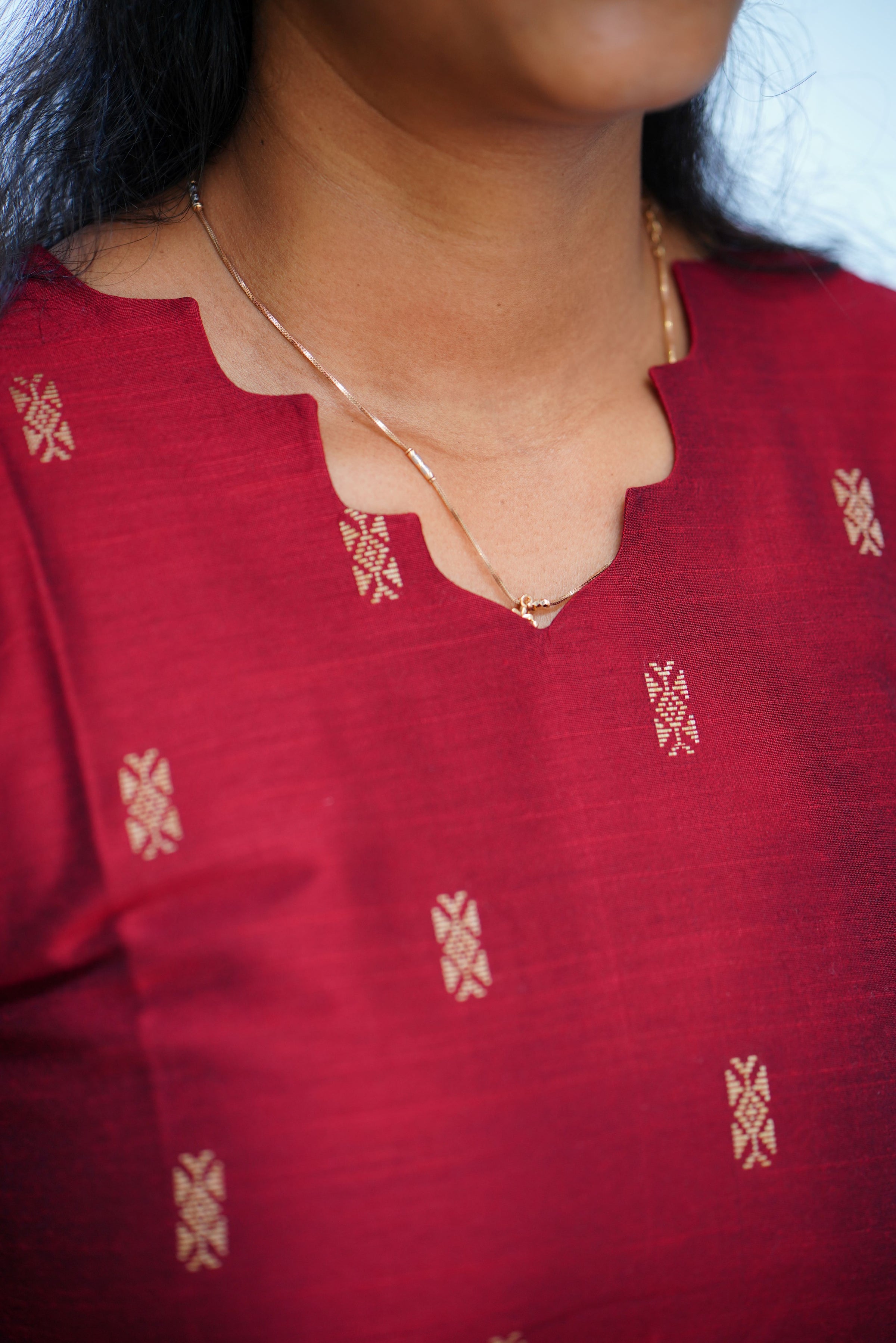 Red Maroon Co ord