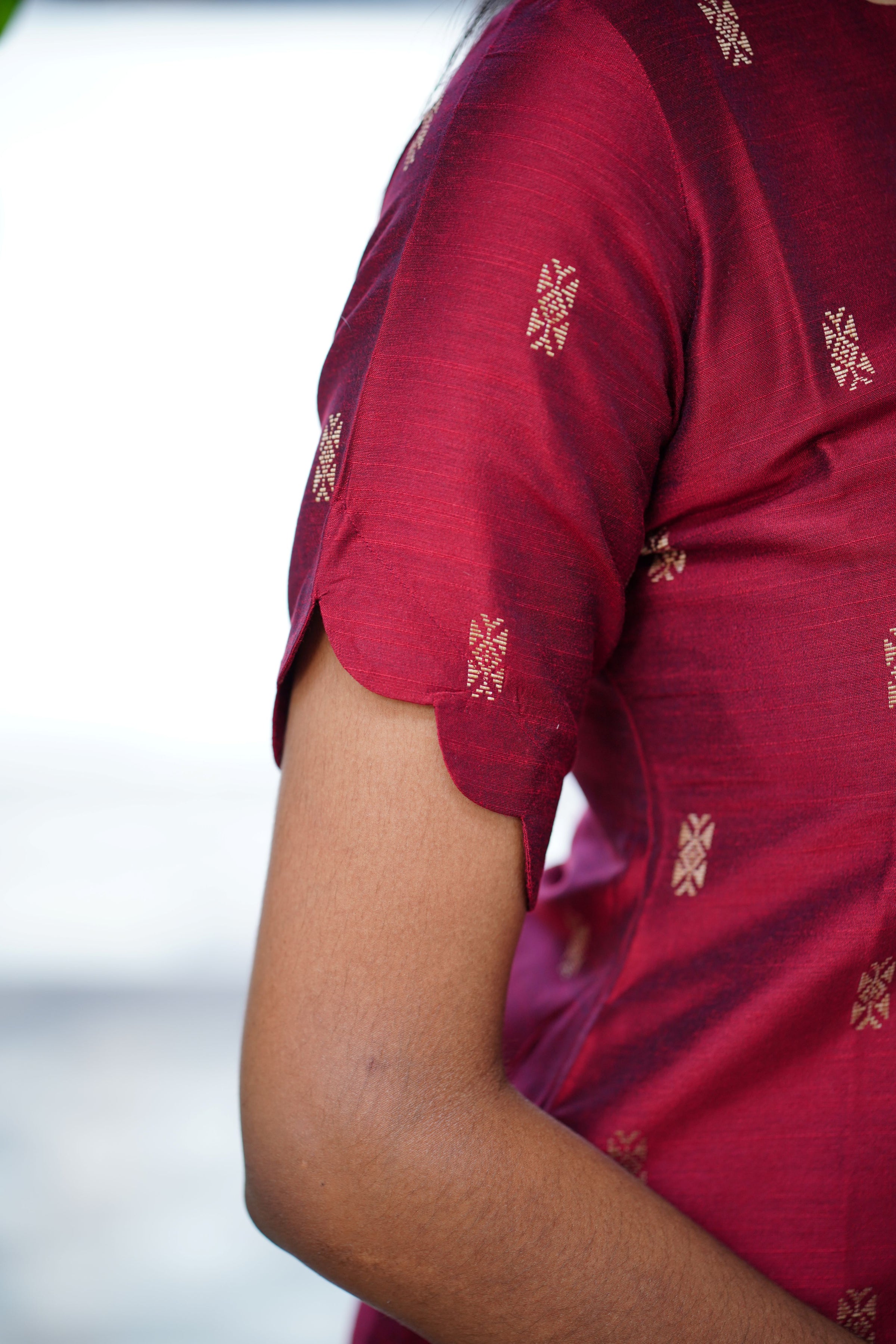 Red Maroon Co ord