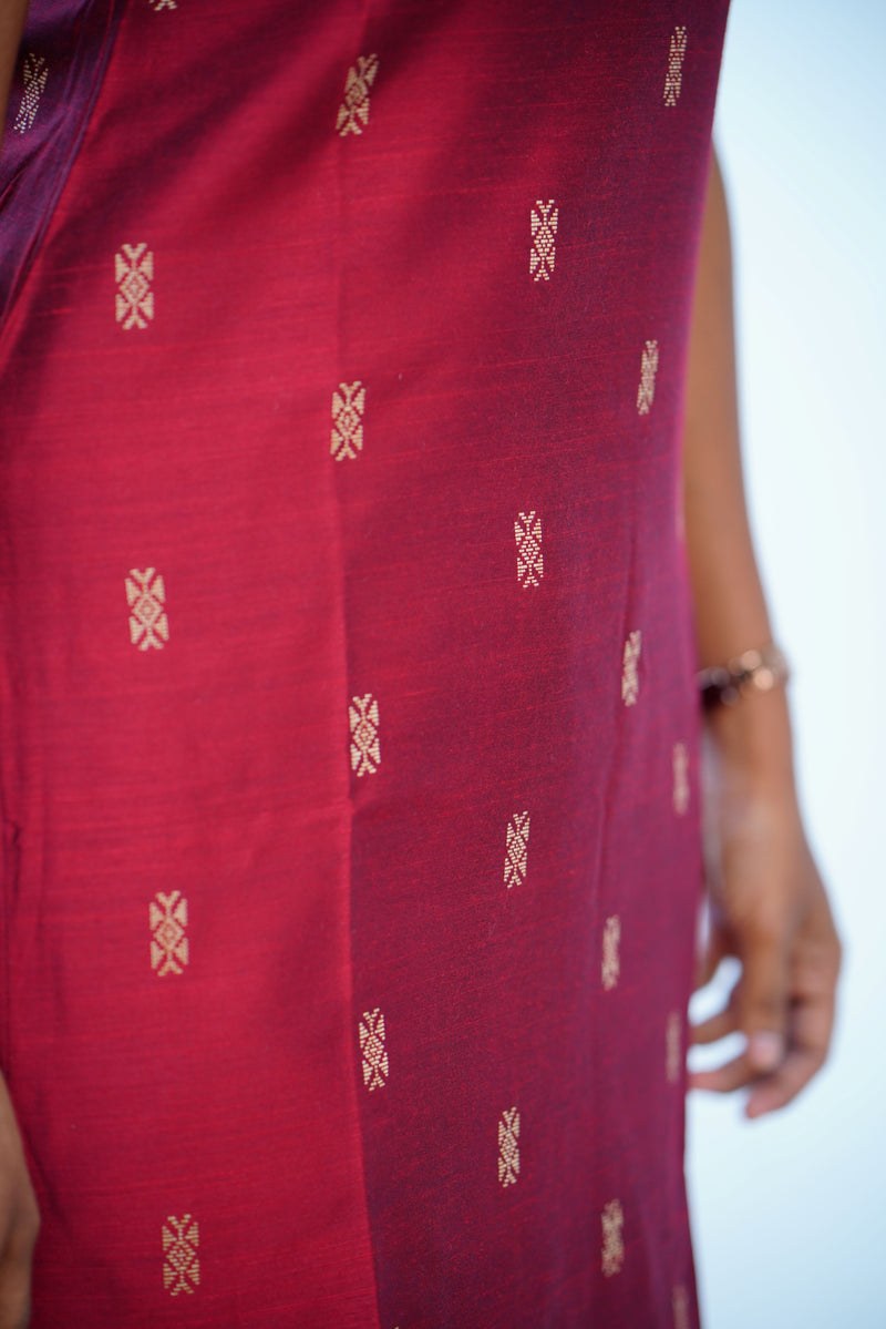 Red Maroon Co ord