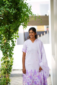 Jamdani Silk Top and Dupatta
