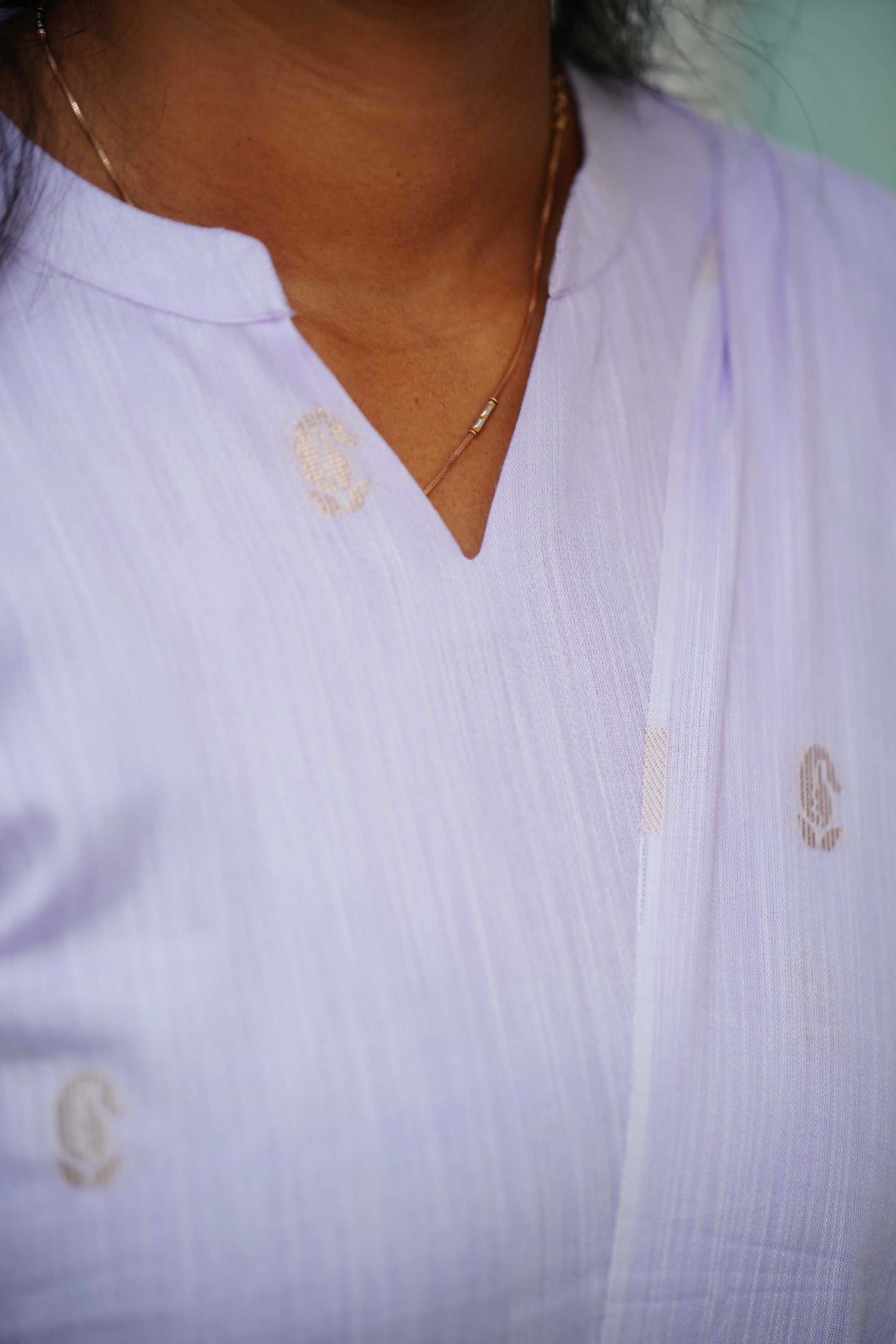 Jamdani Silk Top and Dupatta