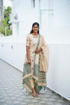 Jamdani Feather Silk Top and Dupatta