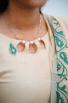 Jamdani Feather Silk Top and Dupatta
