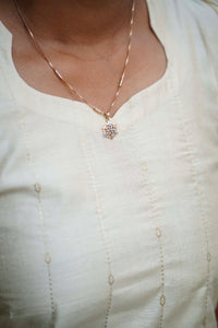 Half white Raw Silk 3 pcs set