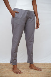 Grey True Cotton Kurti Pant