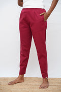 Maroon True Cotton Kurti Pant
