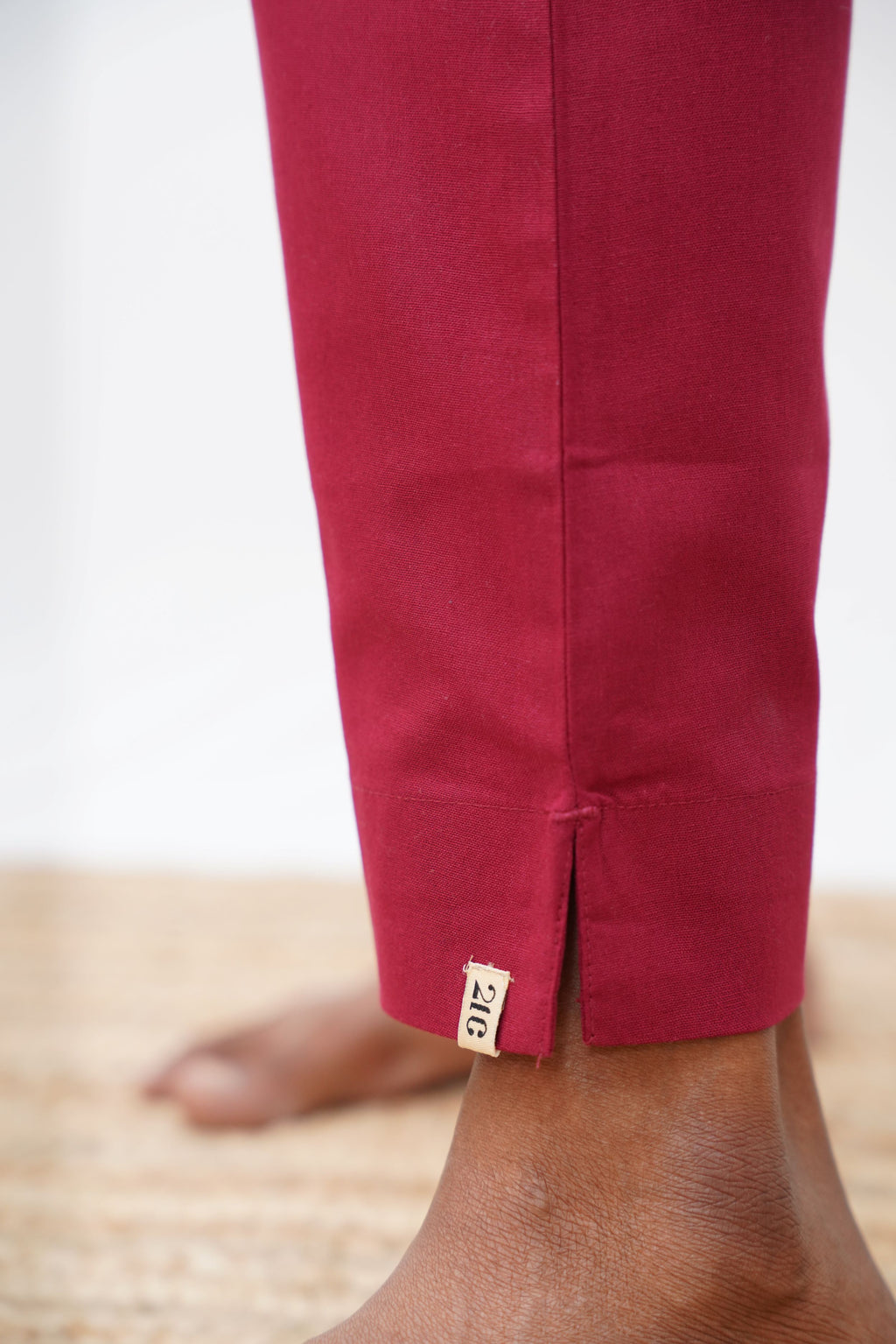Maroon True Cotton Kurti Pant