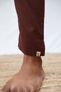 Brown True Cotton Kurti Pant